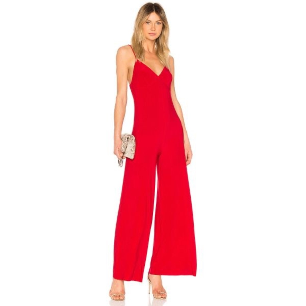 Norma Kamali Red Jumpsuit XS